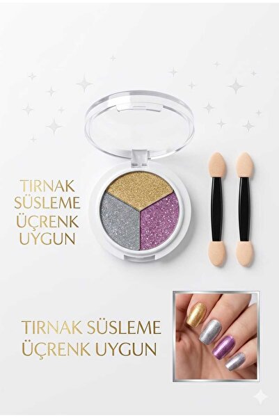 SEVRU Profesyonel Tırnak Ayna Efektli Kalıcı Oje, Protez Tırnak Pigmentli Tır...