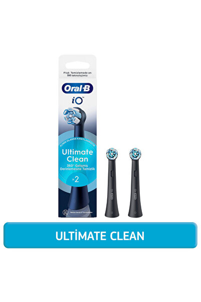 Oral-B IO Yedek Başlık Ultimate Clean 2-CT Black