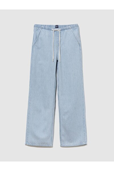 GAP Kadın Mavi Low Rise UltraSoft Easy '90s Loose Jean Pantolon