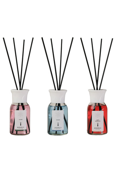 Permun Difuzor cu bețișoare Lilium 110ml & Difuzor cu bețișoare Ocean 110ml &...
