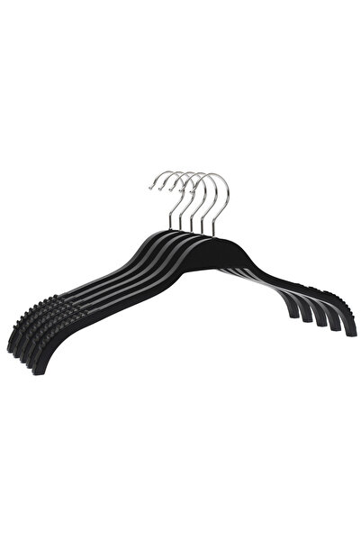 UnicUtil Set 10 Umerase din Lemn, Unic Hangers, cu margini de cauciuc anti al...