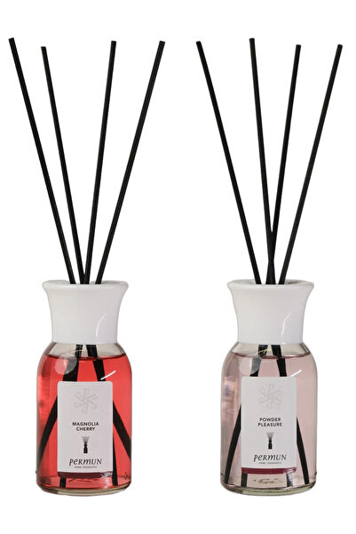 Permun Difuzor cu bețișoare Magnolia Cherry 110ml & Difuzor cu bețișoare Powd...