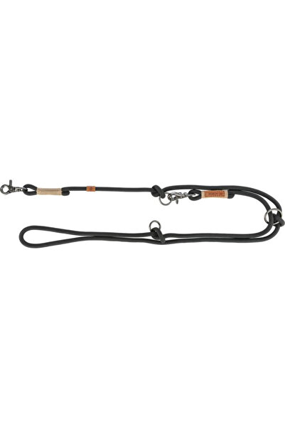 Trixie Lesa Coarda, Be Nordic, Ajustabila, S-M: 2.00 m/8 mm, Negru/Nisipiu, 1...