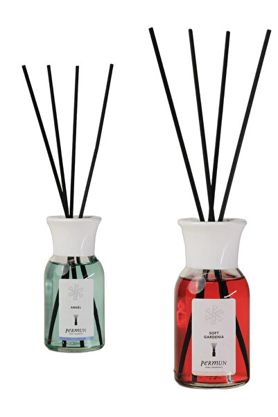 Permun Difuzor cu bețișoare Angel 110ml și Difuzor cu bețișoare Soft Gardenia...