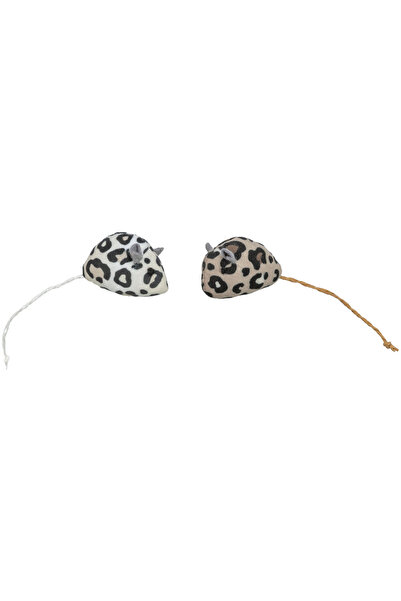 Trixie Jucarie pentru Pisici, set 2 buc. Soarece, cu Catnip, 5 cm, 45384