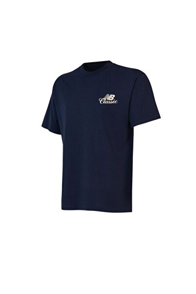 New Balance Ανδρικό μπλουζάκι MNT1643 σε μπλε ναυτικό χρώμα