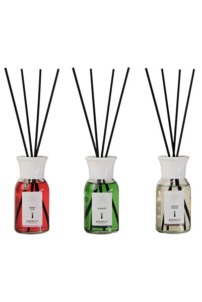 Permun Difuzor cu bețișoare cu aromă de gumă de mestecat 110ml & Difuzor cu b...
