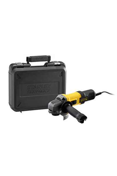 Stanley جلاخة زاوية بقوة 850 واط مع صندوق أدوات 115 مم