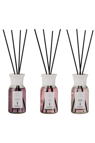 Permun Difuzor cu bețișoare cu aromă de smochin negru 110ml & Difuzor cu beți...