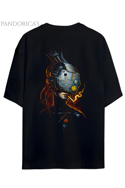 Grafftee Clothing Μπλουζάκι Unisex από βαμβάκι με στάμπα στην πλάτη, σειρά Cy...