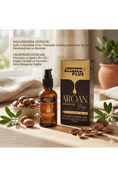 kademgiller Saç & Cilt Bakımı İçin Argan Yağı 50 ml (Anneler Günü Hediyesi)