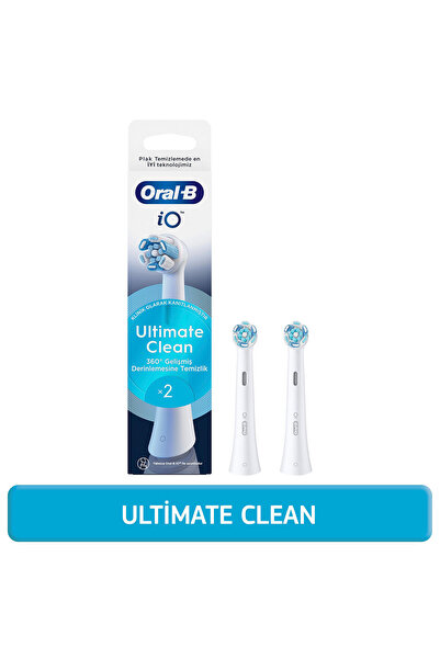 Oral-B IO Yedek Başlık Ultimate Clean 2-CT White