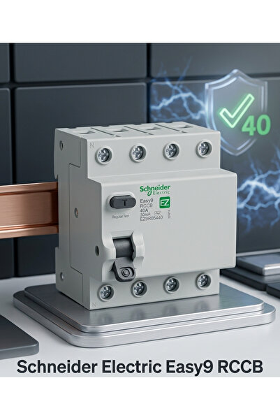 SCHNEIDER Easy9 40A 30mA 4P Kaçak Akım Rölesi EZ9R05440