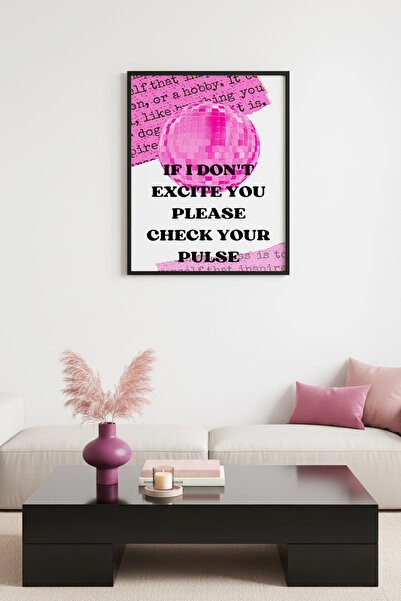 huhuli Ρετρό πίνακας με φυσικό ξύλινο πλαίσιο - Μοτίβο ντίσκο ποπ αρτ |   huh...