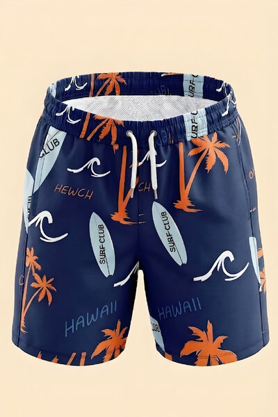 MODANINO Αγορίστικο σορτς για θάλασσα & πισίνα - με τσέπες με φερμουάρ και σχ...