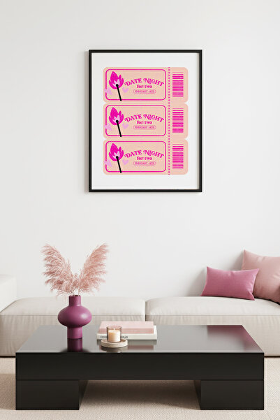 huhuli Ρετρό πίνακας με φυσικό ξύλινο πλαίσιο - Αγάπη του Αγίου Βαλεντίνου | ...