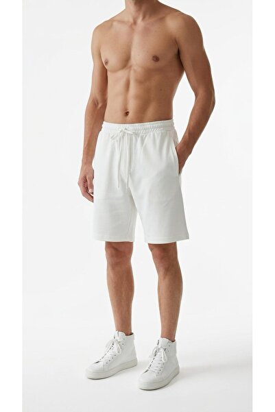 Plus Scorpion Men's Combed Cotton Shorts with Elastic Laces, Comfortable Fit,...