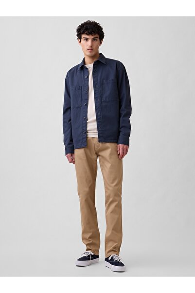 GAP Erkek Açık Kahverengi Slim Soft Wear Jean Pantolon