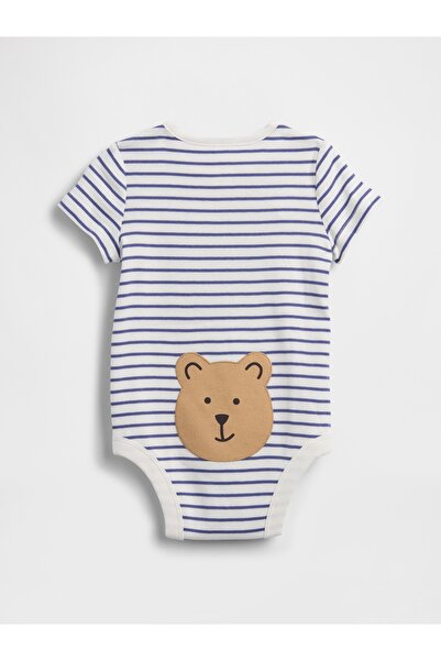 GAP Bebek Mavi Brannan Bear Bodysuit