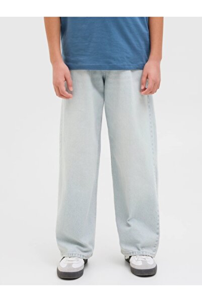 Jack & Jones Τζιν για αγόρια, RON, ψηλόμεσο και εξαιρετικά φαρδιά γραμμή, ανο...