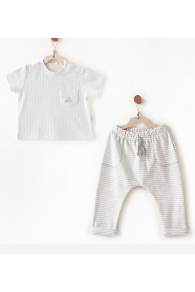 andywawa Andy Wawa 2-Piece Set Hello Elephant White