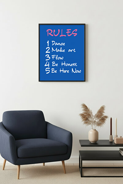 huhuli Ρετρό πίνακας με φυσικό ξύλινο πλαίσιο - Εμπνευσμένα αποφθέγματα |   h...