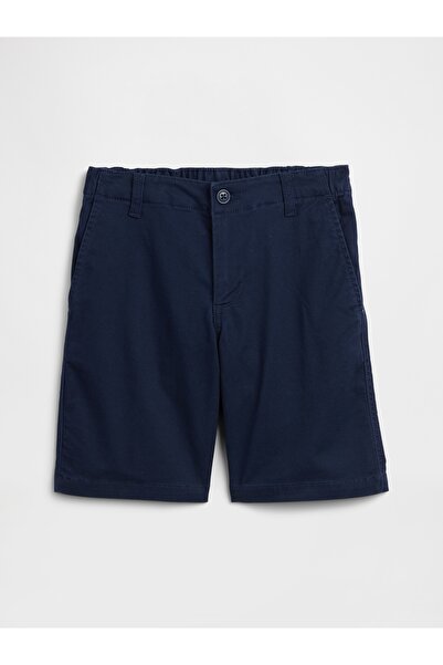 GAP Erkek Çocuk Lacivert Çocuklar Relaxed Hibrit Uniform Şort