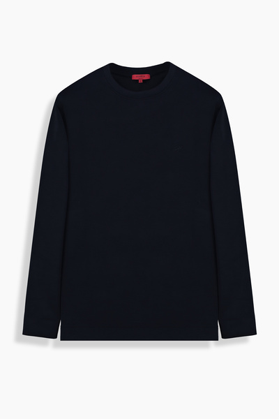 Sarar İNTERVİEW Bisiklet Yaka Siyah Sweatshirt
