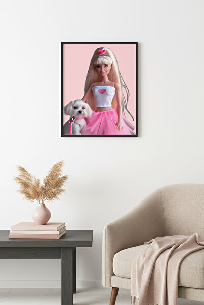 huhuli Ρετρό ζωγραφιά καρδιάς με φυσικό ξύλινο πλαίσιο - Ροζ αποχρώσεις |   h...