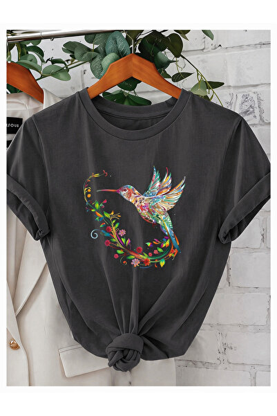 EYAX MODA Unisex Oversize T-Shirt with Beehawd Print / T-Shirt