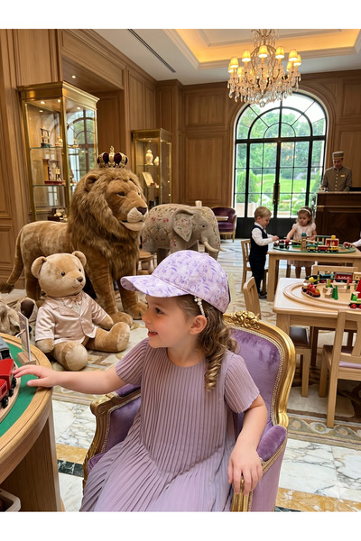PIECE SIGNATURE 100% pamučna šešir za devojčice sa printom (4-8 godina) (veli...