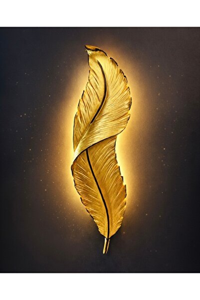 APLİKHANE YAPRAK APLİK GOLD MODELİ ELEKTRİKLİ