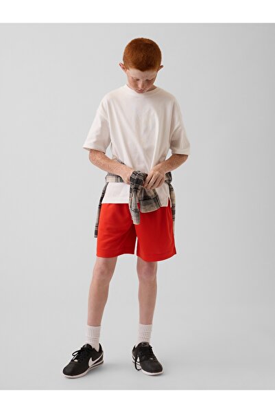 GAP Erkek Çocuk Kırmızı GapFit Pull-On Şort