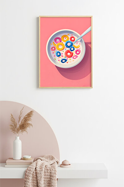 huhuli Ρετρό πίνακας με φυσικό ξύλινο πλαίσιο - Ζωντανά σχέδια ποπ αρτ |   hu...