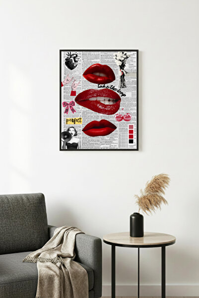 huhuli Ρετρό πίνακας με φυσικό ξύλινο πλαίσιο - Εκτύπωση vintage κειμένου |  ...