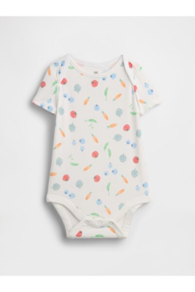 GAP Bebek Kırık Beyaz First Favorites Bodysuit