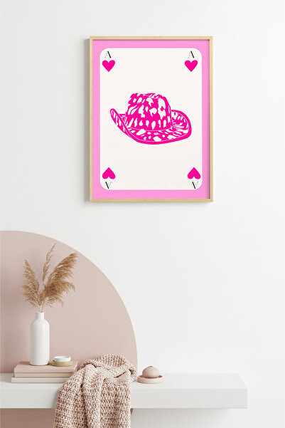 huhuli Επιτραπέζια ζωγραφική με ρετρό σχέδιο λεοπάρδαλης με φυσικό ξύλινο πλα...