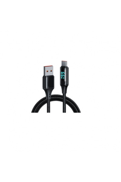 PARADOX SINCE 1992 Καλώδιο USB Type C με οθόνη LED 1μ για μεταφορά ρεύματος κ...