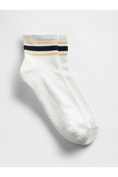 GAP Erkek Lacivert Athletic Quarter Crew Çorap