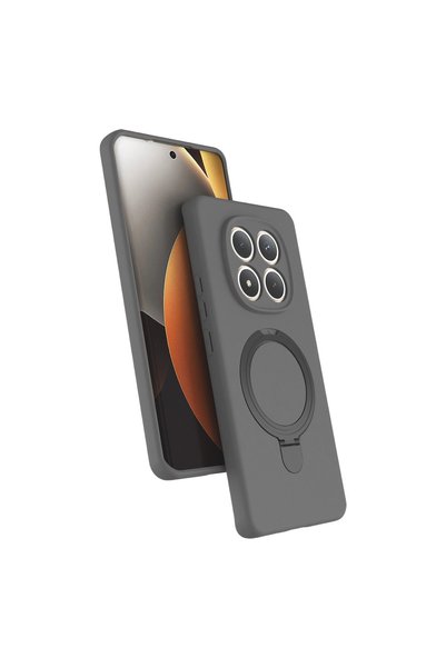 TheGencoo غطاء حماية Xiaomi Redmi Note 15 4G Regal Magsafe مع حامل - رمادي تيتان