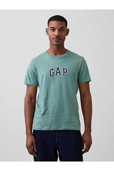 GAP Erkek Açık Yeşil Logo T-Shirt