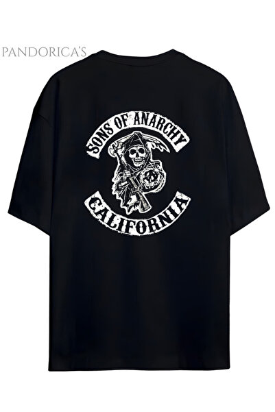 Grafftee Clothing Tricou unisex negru Sons Of Anarchy Jackson Teller, din bum...
