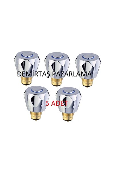 GenelTedarik 5 Adet Musluk Başlığı Takımı (standart) Kafa Musluk Başlığı