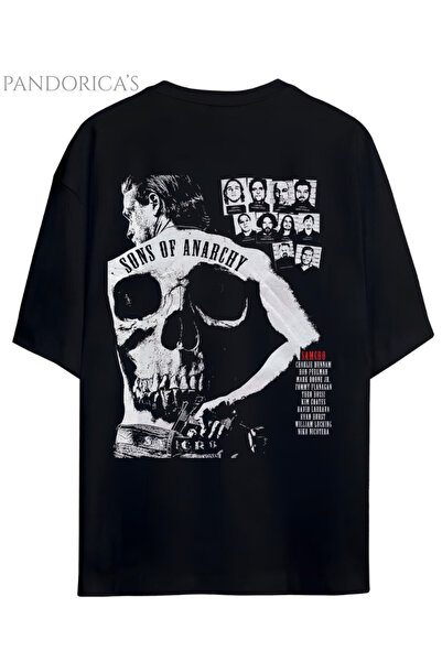 Grafftee Clothing Tricou unisex negru Sons Of Anarchy Jackson Teller, din bum...