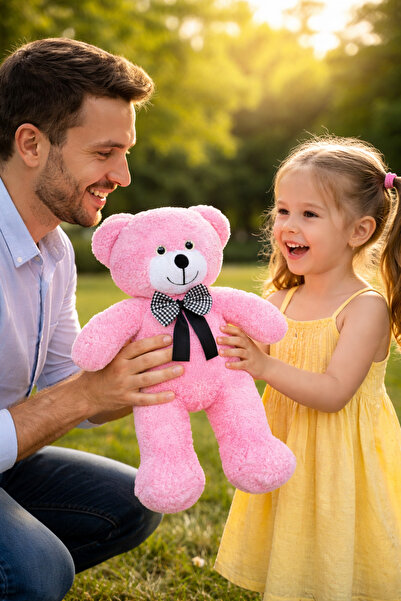 Özgüner Oyuncak 50 cm Peluş Ayıcık Sevgiliye ve Çocuğa Özel Hediye Oyuncak