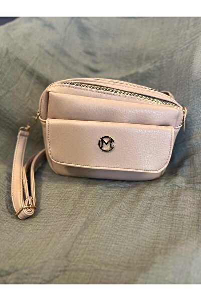 ÇANTA Women's Cross-Shoulder Bag with Double Pockets and Zipper