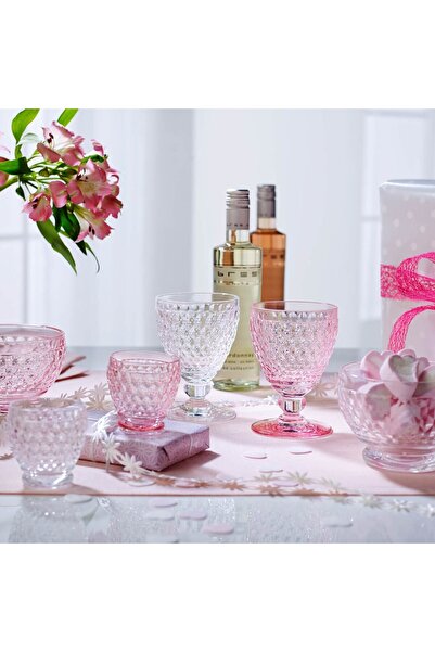 Villeroy & Boch VB Boston Coloured KR-K Şarap Kadehi 120 mm Pembe VRH11-7309-...