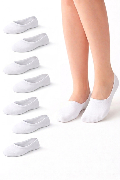 Bilal Çınar Tekstil Bamboo Ballerina Socks Seamless Silicone Breathable Unise...