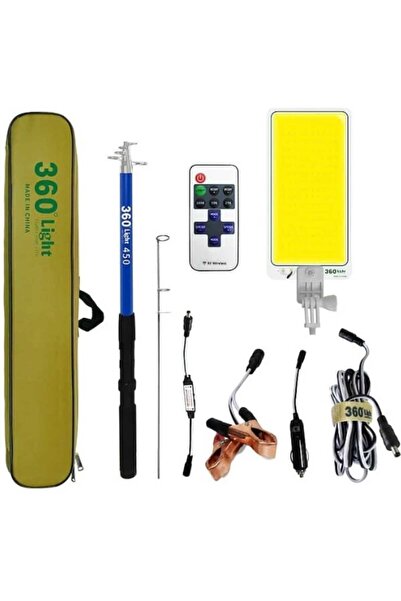 OEM Προβολέας Κάμπινγκ LED 47W, 4558 lm, αδιάβροχος, τηλεσκοπικός βραχίονας ρ...