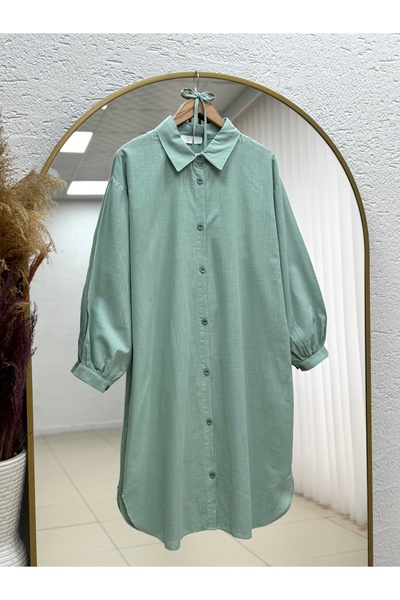 BENAHOLL Karmora Λινό Τουνίκ με Κορδόνι στον Αστράγαλο και Σχισμές στα Πλαϊνά...